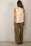 Forte_Forte - Top - Silk Satin LavalliSre Top - Ivory