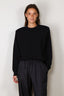 RÓHE - Sweater - Statement Shoulder Crewneck - Navy
