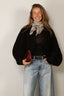 R13 - Sjaal - Square Scarf - Light Khaki / Black