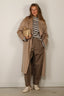 Aiayu - Broek - Coco Pant Twill - Smokey Brown Melange