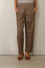 Aiayu - Broek - Coco Pant Twill - Smokey Brown Melange