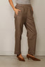 Aiayu - Broek - Coco Pant Twill - Smokey Brown Melange