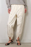 Tibi - Broek - Nylon Zipper Jogger - Ivory
