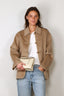 RÓHE - Jacket - Double Faced Wool Pankou Closure Jacket - Desert Brown