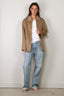 RÓHE - Jacket - Double Faced Wool Pankou Closure Jacket - Desert Brown