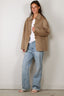 RÓHE - Jacket - Double Faced Wool Pankou Closure Jacket - Desert Brown