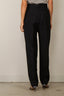 RÓHE - Broek - Daria Single Pleat Straight Leg Trousers - Navy