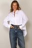 Tibi - Blouse - New Shirting Gabe Oversized Shirt - White