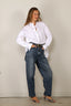 Tibi - Blouse - New Shirting Gabe Oversized Shirt - White
