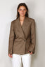 RÓHE - Blazer - Hourglass Shaped Blazer - Desert Brown