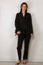 RÓHE - Broek - Mies Cigarette Leg Tailored Trousers - Black
