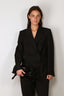 RÓHE - Blazer - Fitted Tuxedo Blazer - Black