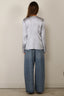 Forte_Forte - Blouse - Silk Satin Shirt Without Scarf - Grey