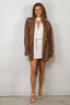 Rotate - Jacket - Oversize Suede - Morel