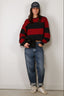 Johny - Sweater - Derek - Burgundy/Navy