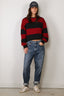 Johny - Sweater - Derek - Burgundy/Navy