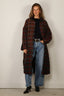 R13 - Jurk - Padded Jumbo Shirtdress - Navy Green Plaid