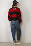 Johny - Sweater - Derek - Burgundy/Navy