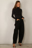 RÓHE- Top - Fine Merino Turtleneck - Anthracite Melange
