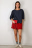 Suzie Kondi - Top - Saria Solid Cotton Poplin- Navy