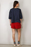 Suzie Kondi - Top - Saria Solid Cotton Poplin- Navy