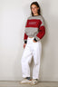 Johny - Sweater - Oscar - Grey/ Burgundy