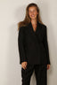 RÓHE - Blazer - Fitted Tuxedo Blazer - Black