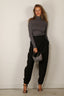 RÓHE - Top - Fine Merino Turtleneck - Mid Grey Melange