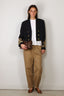 Ralph Lauren - Jacket - Double Breasted Cropped Wool Jacket - Navy
