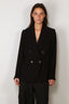Vince - Blazer - Crepe Double Breasted Blazer - Black