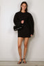 Rotate - Jurk - Fitted Tailored Dress - Black