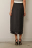 RÓHE - Rok - Boxer Detailed Skirt - Dark Grey Melange