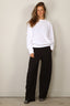 Tibi - Broek - Light Weight Sweatshirting Winslow Pant - Black