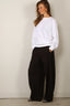 Tibi - Sweater - Light Weight Sweatshirting Crewneck Sweatshirt - White