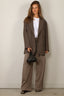 Tibi - Blazer - Tropical Wool Liam Blazer - Dark Stone