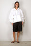RÓHE - Jacket - Textured Cotton Blend Anorak - Optic White