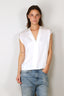 Vince - Top - Double V Nk Shell - Off White