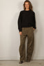 Tibi - Sweater - Light Weight Sweatshirting Crewneck Sweatshirt - Black