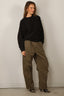 Tibi - Sweater - Light Weight Sweatshirting Crewneck Sweatshirt - Black