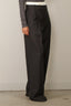 RÓHE - Broek - Boxer Detailed Trousers - Dark Grey Melange