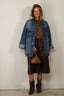 Tibi - Short - Leather Relaxed Long Short - Brown