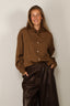 Forte_Forte - Blouse - Grain De Poudre Overshirt With Pockets - Gold