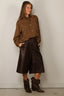 Forte_Forte - Blouse - Grain De Poudre Overshirt With Pockets - Gold