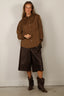 Forte_Forte - Blouse - Grain De Poudre Overshirt With Pockets - Gold