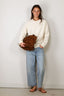 Vince - Trui - Boiled Cashmere Crew - Off White