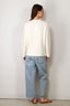 Vince - Trui - Boiled Cashmere Crew - Off White