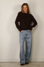 BYLOTTE Studios - Trui - Stevie Knit - Dark Brown