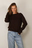 BYLOTTE Studios - Trui - Stevie Knit - Dark Brown