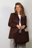 Tibi - Blazer - Eco Nylon Max Blazer - Brown
