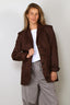 Tibi - Blazer - Eco Nylon Max Blazer - Brown